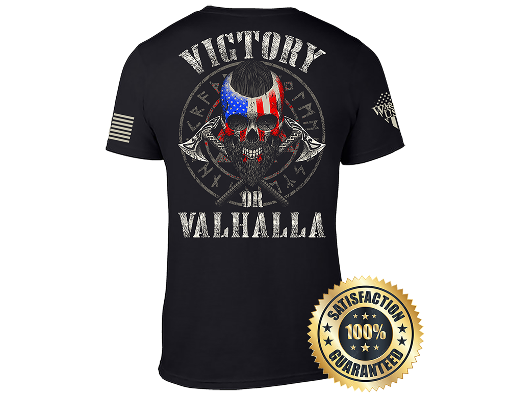 (New Release) Victory Or Valhalla, Comfortable, and Premium Quality