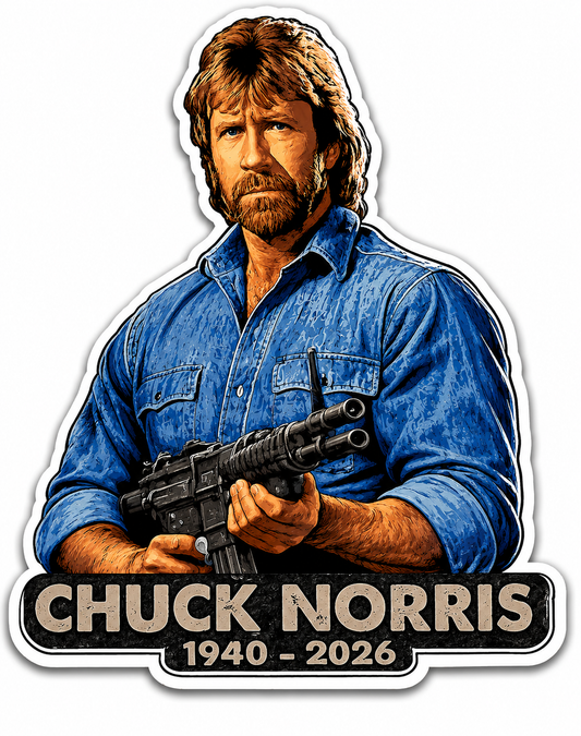 5" x 5" Chuck Norris Sticker
