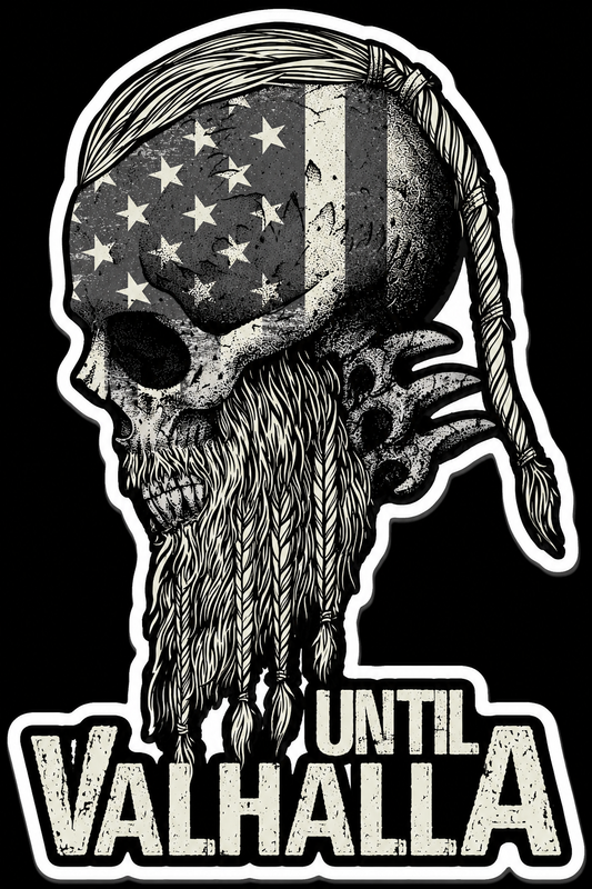 5" x 5" Until Valhalla Sticker