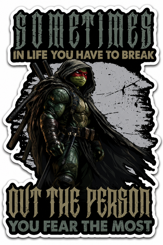 5" x 5" Ninja Turtle Sticker