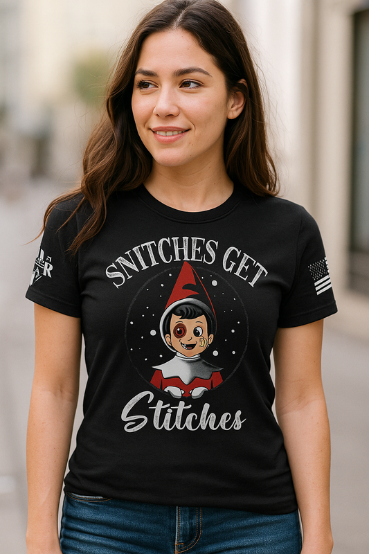 (New Release) Snitches Get Stitches Christmas T-Shirt - (Pre Sale) Read Description.