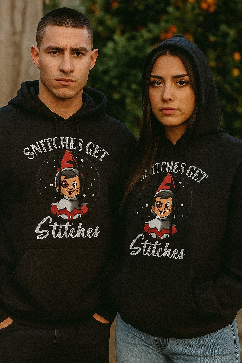(New Release) Snitches Get Stitches Christmas Hoodie - (Pre Sale) Read Description.