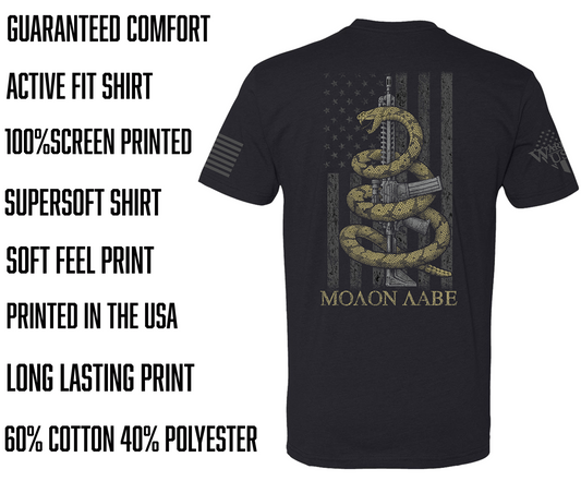 Moaon Aabe T-shirt - Patriotic & Bold