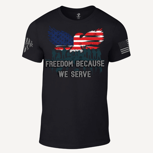 FREEDOM BECAUSE WE SERVE, Comfortable, and Premium Quality