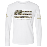 Flag Of Freedom Long Sleeve Shirt-Form Fitting