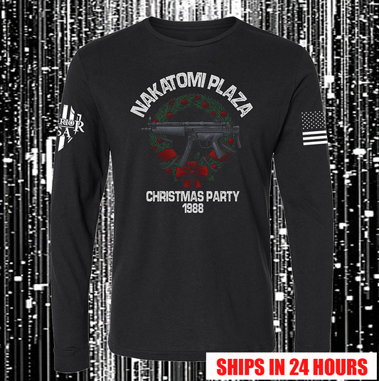 (New Release) Nakatomi Plaza Christmas Long Sleeve T-Shirt - (Pre Sale) Read Description.