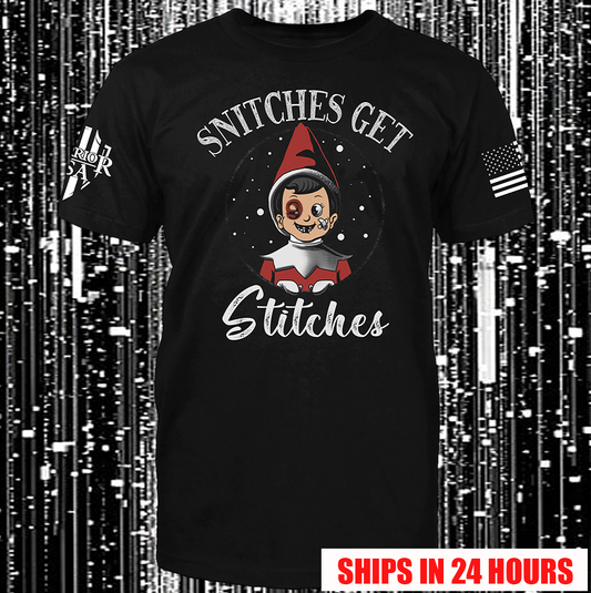 (New Release) Snitches Get Stitches Christmas T-Shirt - (Pre Sale) Read Description.