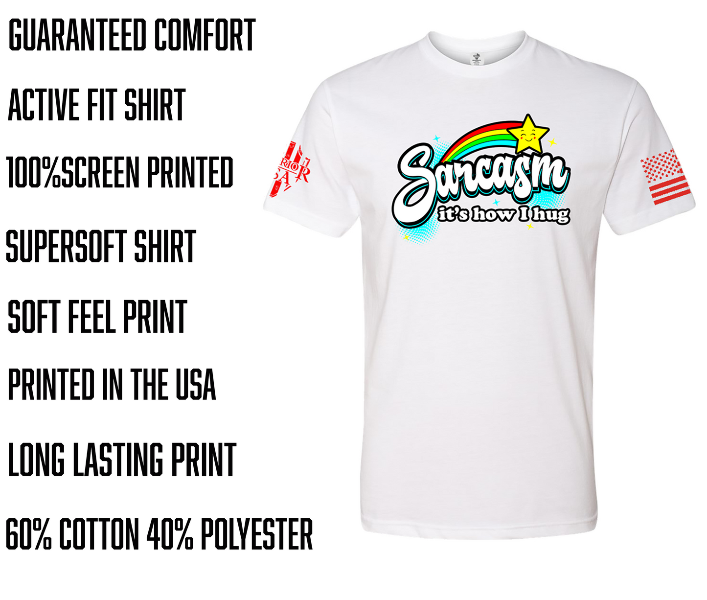 Sarcasm Hug Shirt, Comfortable, and Premium Quality