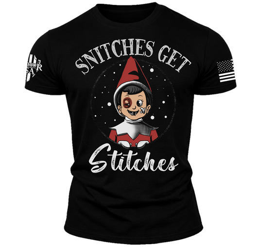(New Release) Snitches Get Stitches Christmas T-Shirt - (Pre Sale) Read Description.