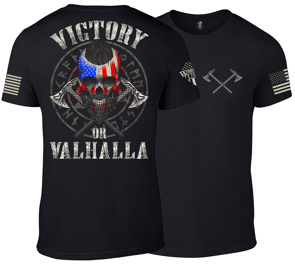 (New Release) Victory Or Valhalla, Comfortable, and Premium Quality