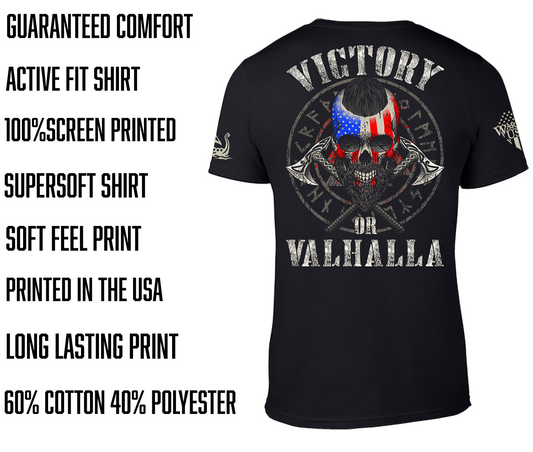 (New Release) Victory Or Valhalla, Comfortable, and Premium Quality