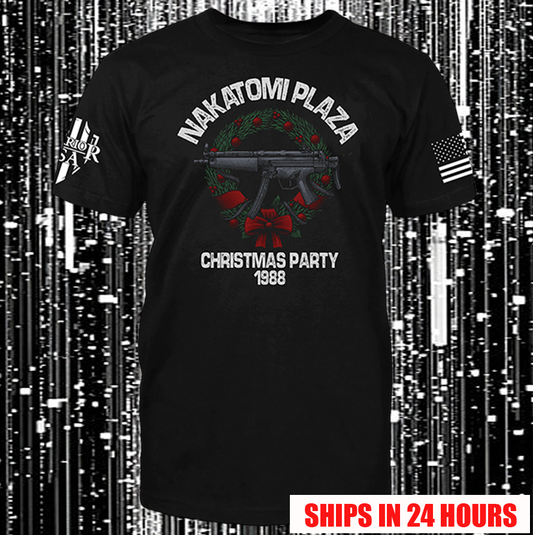 (New Release) Nakatomi Plaza Christmas T-Shirt -Die Hard Edition (Pre Sale) Read Description.