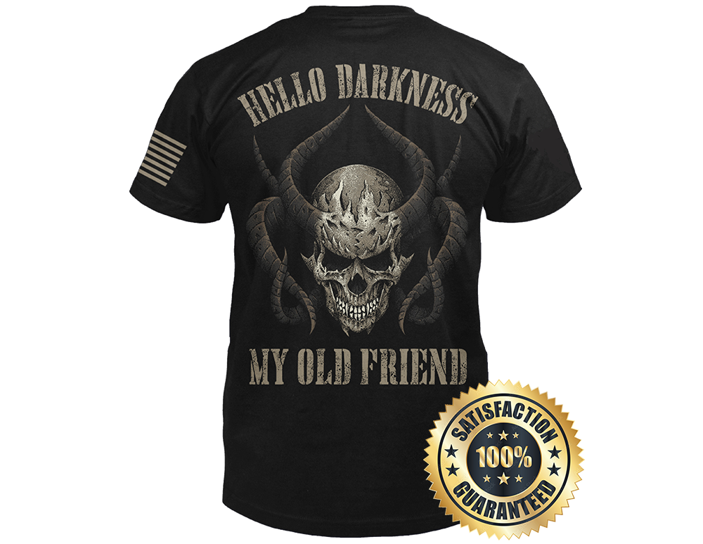 New Release-Hello Darkness My Old Friend, Comfortable, and Premium Quality