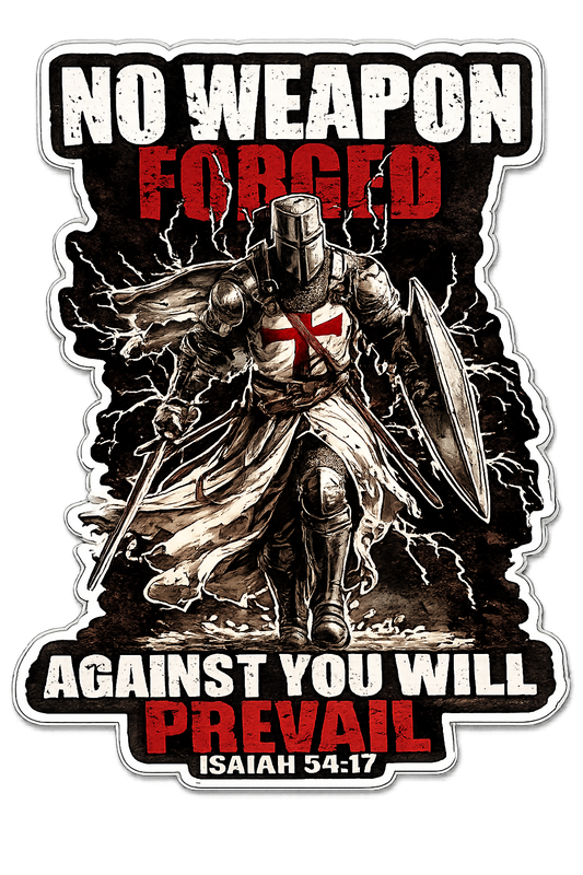 5" x 5" No Weapons Sticker