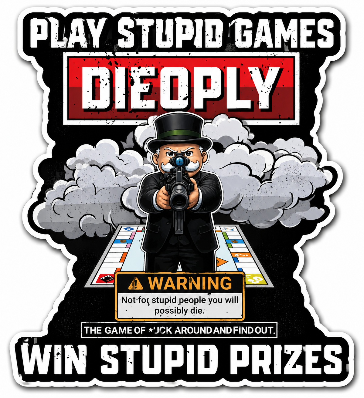 5" x 5" Dieoply Sticker