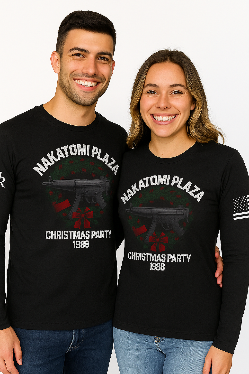 (New Release) Nakatomi Plaza Christmas Long Sleeve T-Shirt - (Pre Sale) Read Description.