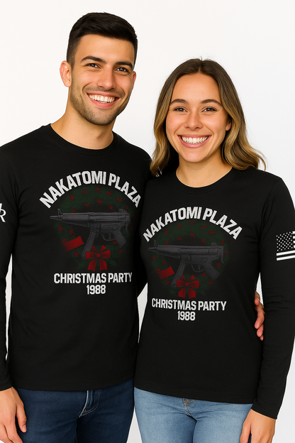 (New Release) Nakatomi Plaza Christmas Long Sleeve T-Shirt - (Pre Sale) Read Description.