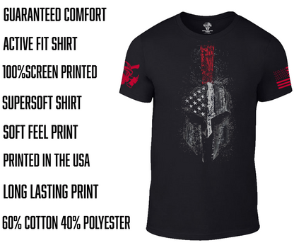 Spartan Fireman Design, Comfortable, and Premium Quality