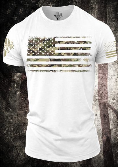 Flag Of Freedom T-Shirt- Soft Comfortable-Form Fitting