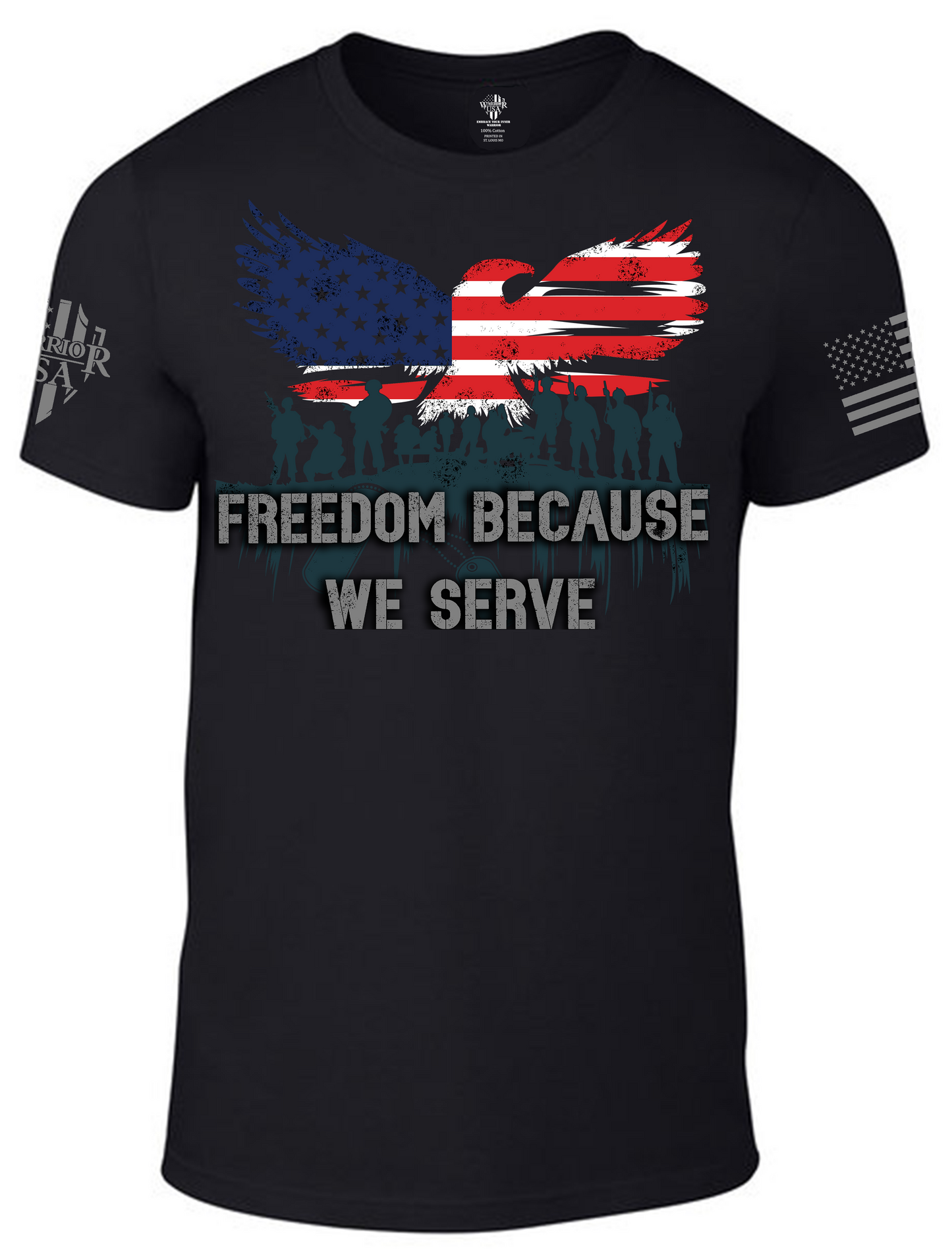 FREEDOM BECAUSE WE SERVE, Comfortable, and Premium Quality