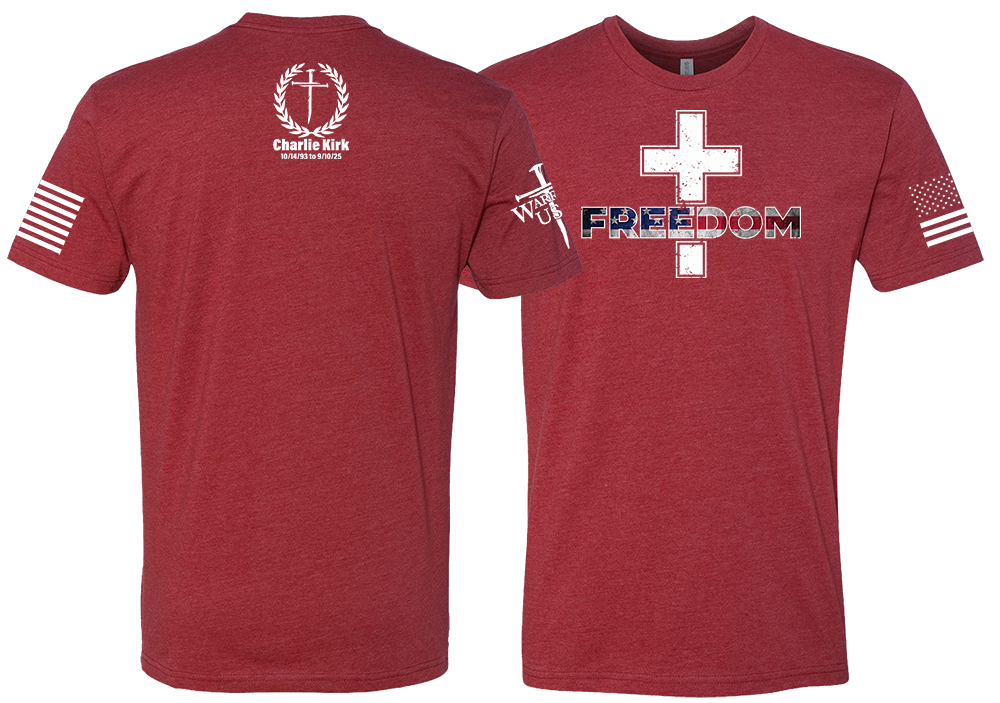 (New Release) (RED) Charlie Shirt Memorial Shirt Freedom Cross Shirt, Comfortable, and Premium Quality