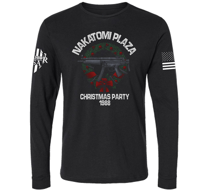 (New Release) Nakatomi Plaza Christmas Long Sleeve T-Shirt - (Pre Sale) Read Description.