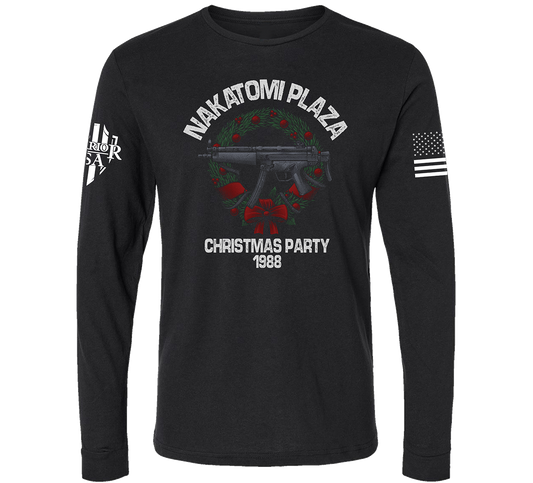 (New Release) Nakatomi Plaza Christmas Long Sleeve T-Shirt - (Pre Sale) Read Description.