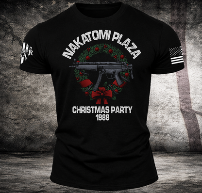 (New Release) Nakatomi Plaza Christmas T-Shirt -Die Hard Edition (Pre Sale) Read Description.