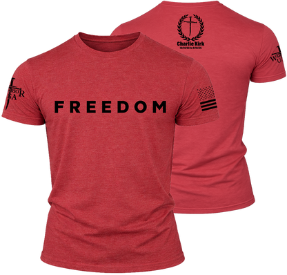 (New Release) (RED) Charlie Shirt Memorial Shirt Freedom Design, Comfortable, and Premium Quality