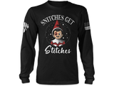 (New Release) Snitches Get Stitches Christmas Long Sleeve T-Shirt - (Pre Sale) Read Description.