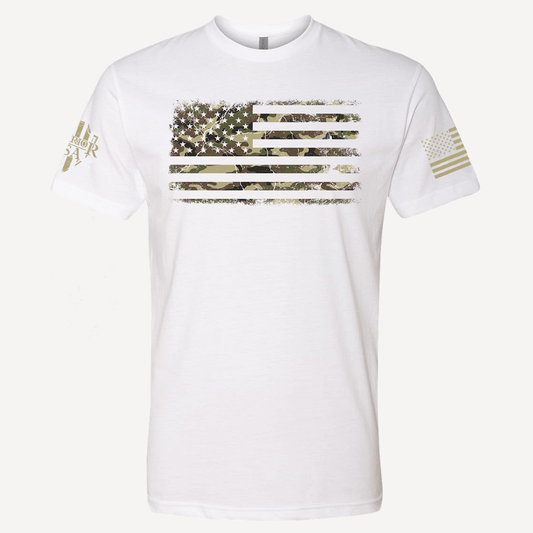 Flag Of Freedom T-Shirt- Soft Comfortable-Form Fitting