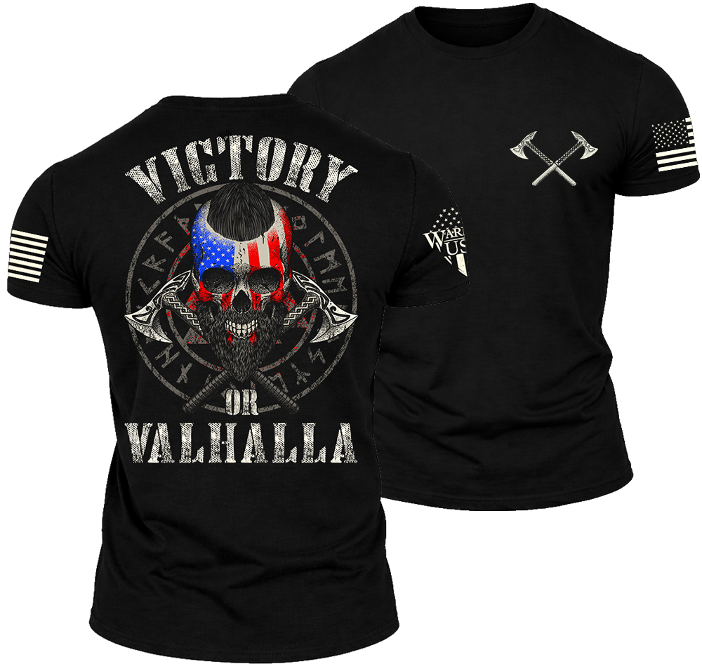 (New Release) Victory Or Valhalla, Comfortable, and Premium Quality