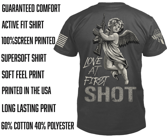 Love At First Shot (Valentine's), Comfortable, and Premium Quality