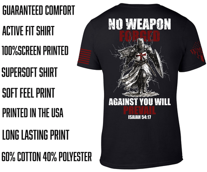 No Weapons Forged , Comfortable, and Premium Quality