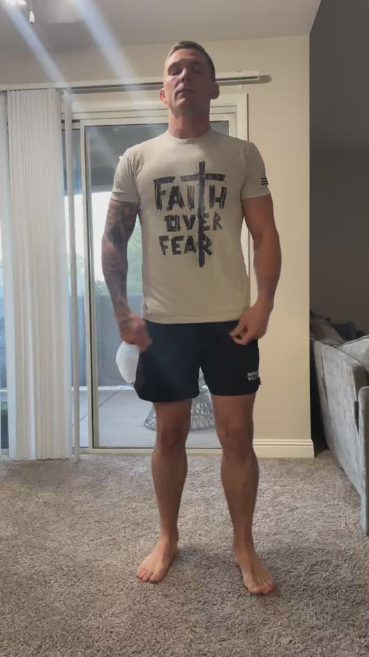 Faith Over Fear T-Shirt- American made, Built to last