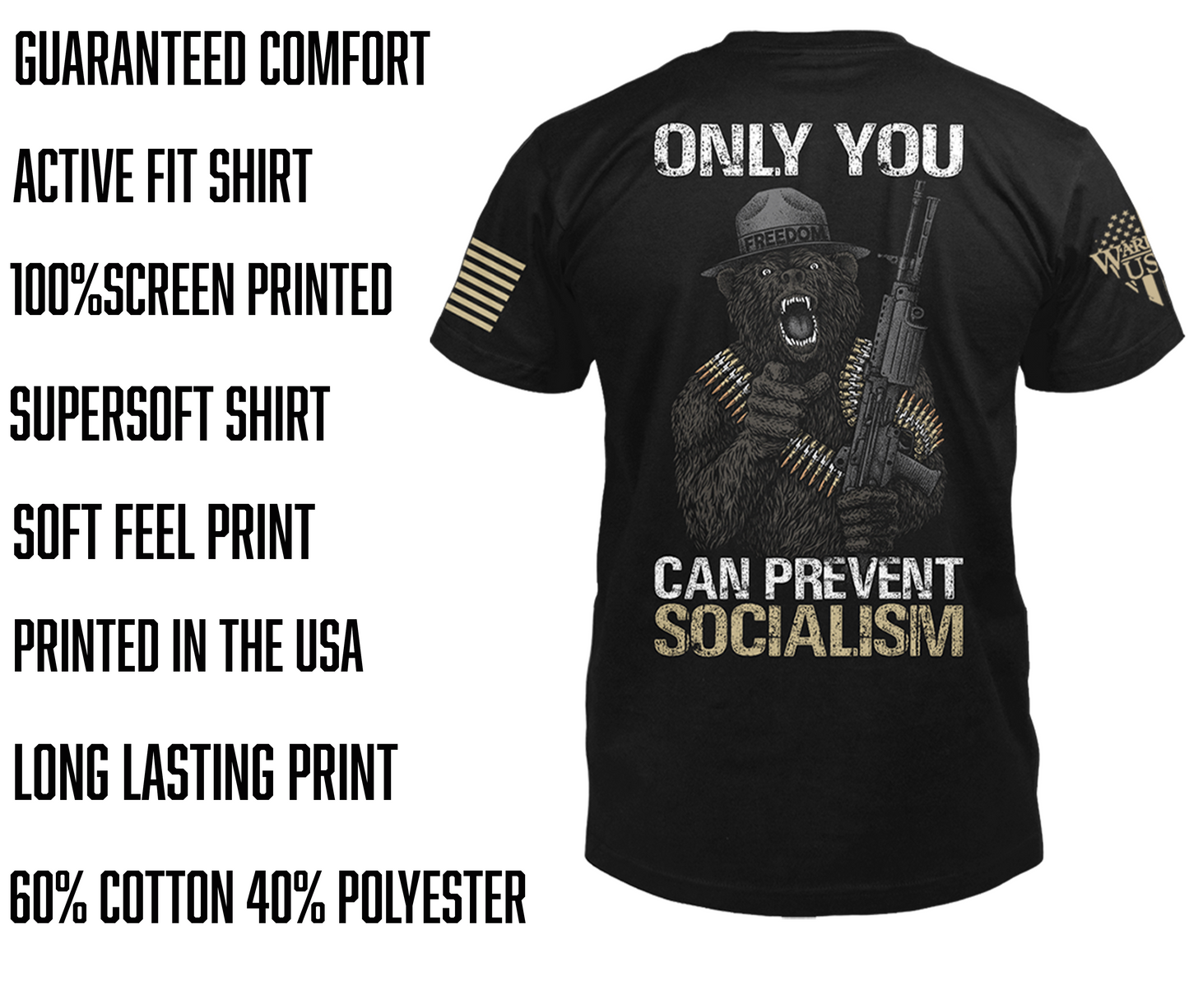 (New Release) Only you can prevent socialism, Comfortable, and Premium Quality
